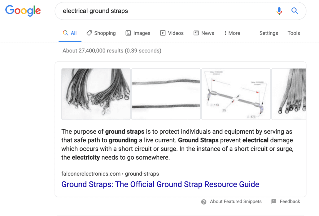 Dominate Search - Ground Straps 