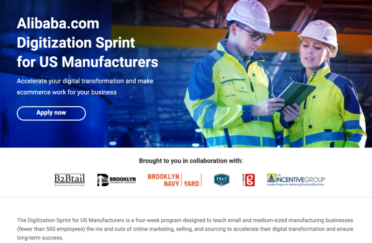 Alibaba Taps B2Btail for Digital Sprint Webinar Series for Manufacturers 
