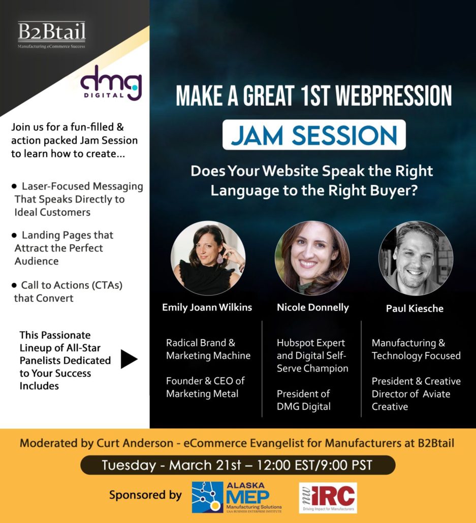 "Make a Great 1st Webpression" Jam Session