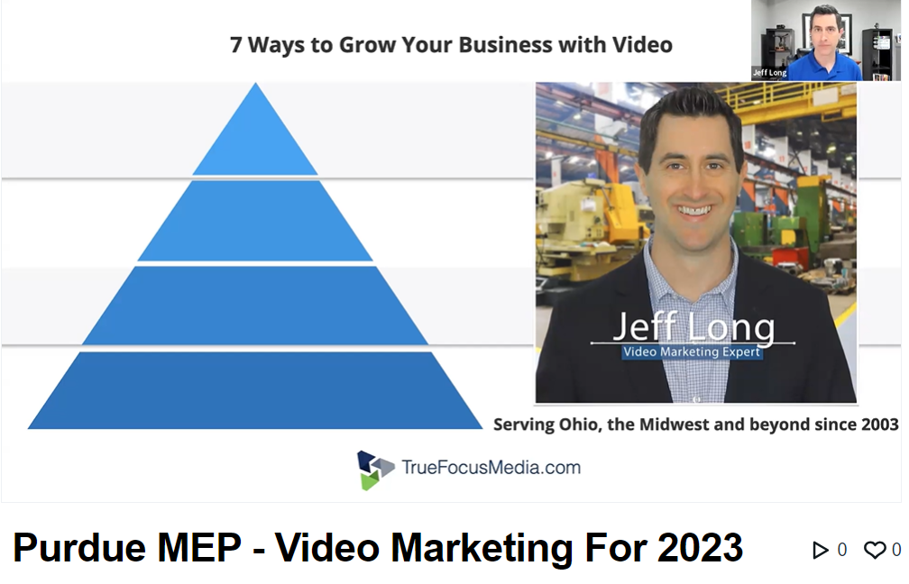 Purdue MEP - Video Marketing For 2023