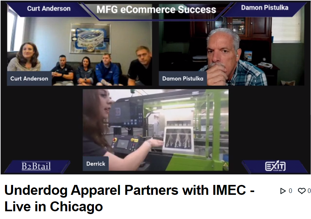 Underdog Apparel Partners with IMEC - Live in Chicago