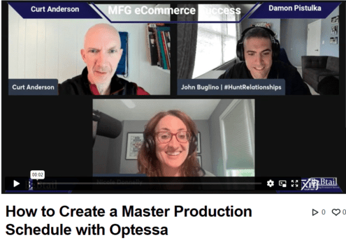 How to Create a Master Production Schedule with Optessa