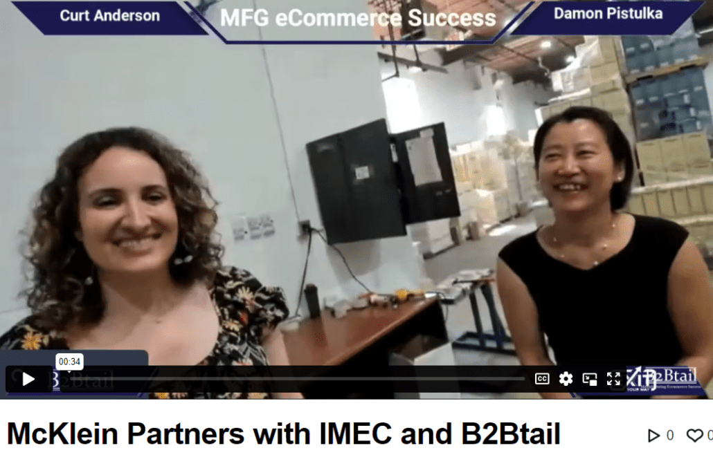 McKlein Partners with IMEC and B2Btail