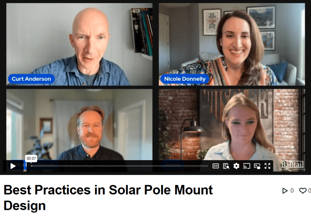 Best Practices in Solar Pole Mount Design