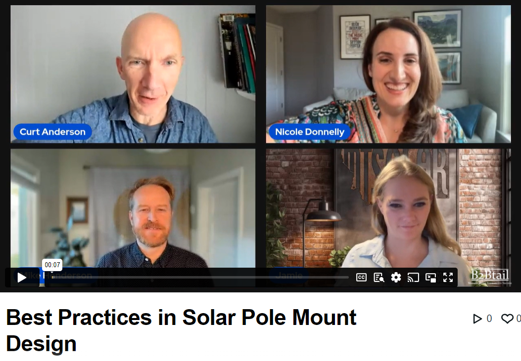 Best Practices in Solar Pole Mount Design