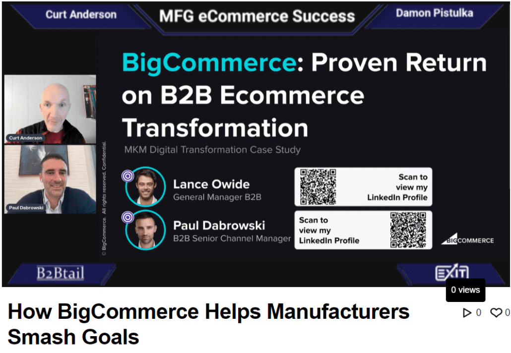 How BigCommerce Helps Manufacturers Smash Goals