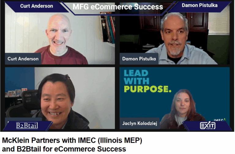 McKlein Partners with IMEC (Illinois MEP) and B2Btail for eCommerce Success