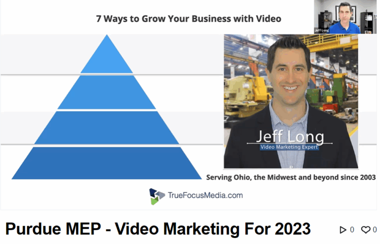 Purdue MEP – Video Marketing For 2023