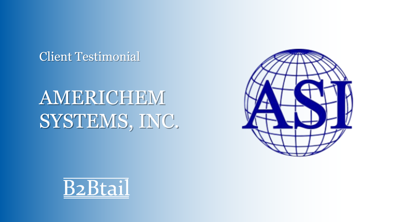 AmeriChem Partners with B2Btail for digital marketing.